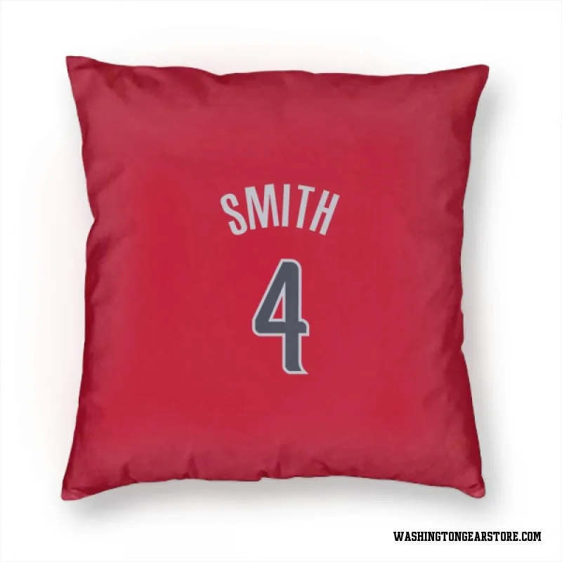 Red Washington Wizards  Ish Smith  Pillow Cover (18 X 18)