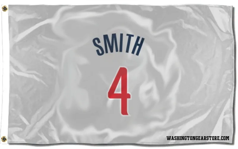White Washington Wizards  Ish Smith  Flag (3 X 5)